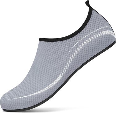 Чоботи для плавання та водного спорту: чоловічі та жіночі, неопренові, для пляжу, серфінгу, плавання. Легкі домашні тапочки для відпочинку (35 EU, сірий)