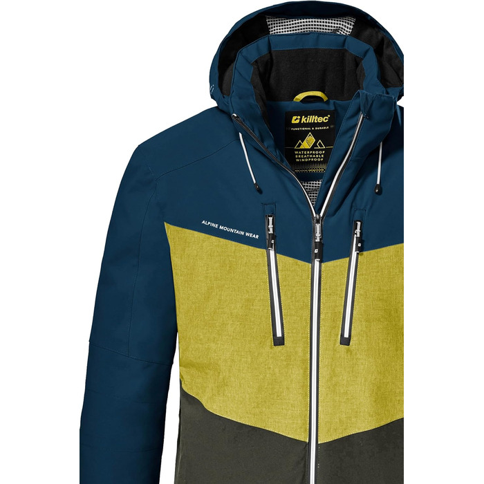 Killtec Unisex KSW 45 N – Скі-жакет для жінок та чоловіків (XXL, темно-петрольовий)