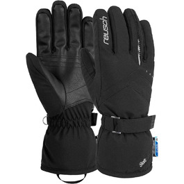 Жіночі лижні рукавички Reusch Hannah R-Tex XT чорні/сріблясті, розмір 7, водонепроникні