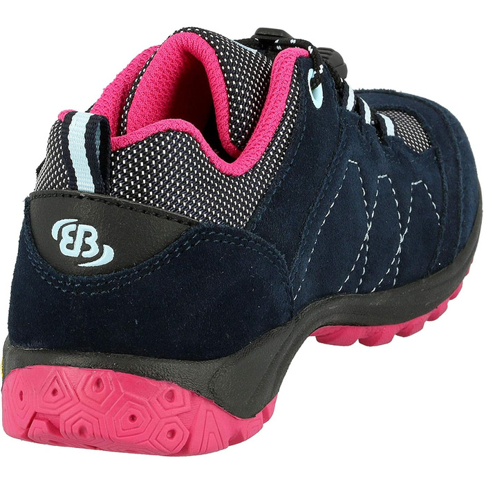 Дитячі трекінгові півчеревики Brütting Bergen (29 EU, морський колір, рожевий)