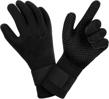 Водонепроникний гідрокостюм ABPOK, 5 мм, з терморукавичками, антиковзаюча підошва, регульований пояс, для снорклінгу, плавання, дайвінгу, водних видів спорту, чоловічий та жіночий, XL