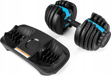 Регульовані гумовані гантелі Gymtek 1 x 24 кг