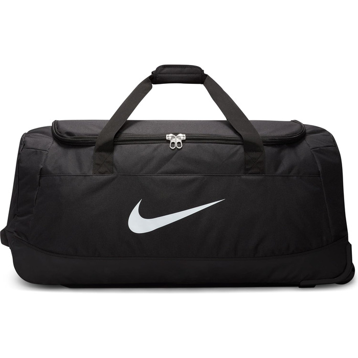 Сумка Nike Club Team Swoosh BA5199-010, ролер, спортивна, чорна/біла, 120 л, 82x35x38 см