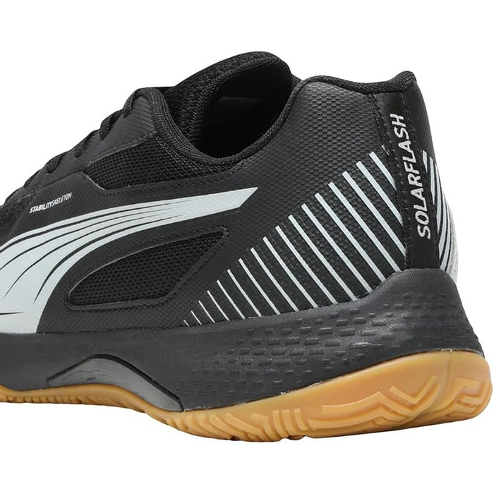Кросівки для залу PUMA Solarflash III (42 EU, Чорний/Світло-сірий)