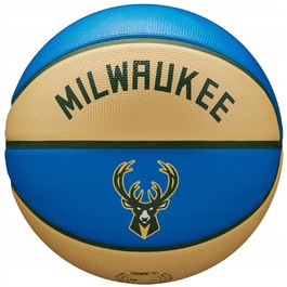 Баскетбольний м'яч Wilson NBA Team City Edition Milwaukee Bucks, розмір 7