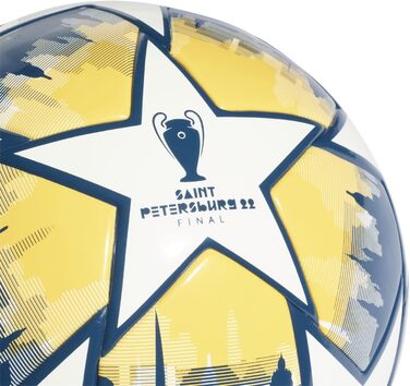 Футбольний м'яч adidas UCL LGE J350, універсальний, розмір 5, офіційний дизайн Ліги чемпіонів