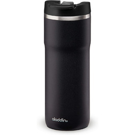 Термочашка Aladdin Barista Java 0.47 л, сталева, герметична, чорна, для кави, з кришкою, BPA-free, для подорожей, зберігає тепло 4 години, можна мити в посудомийці
