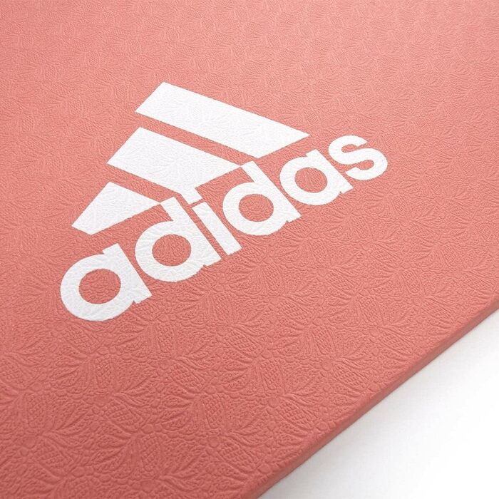 Килимок для йоги Adidas, нековзний, 8 мм, без ПВХ, 176×61 см, для йоги та пілатесу, різні кольори