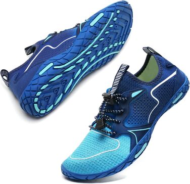 Водні шкарпетки WateLves: чоловічі та жіночі, для плавання, серфінгу, дайвінгу, фітнесу, 42 EU, блакитні