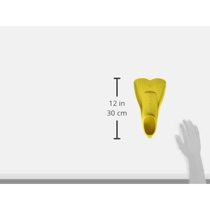 Ласти дитячі CRESSI Mini Light для плавання, снорклінгу та дайвінгу, жовті, розмір 32/33