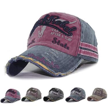 Кепка-бейсболка CheChury унісекс, регульована вінтажна бейсболка для спорту, гольфу та прогулянок, червона (один розмір)