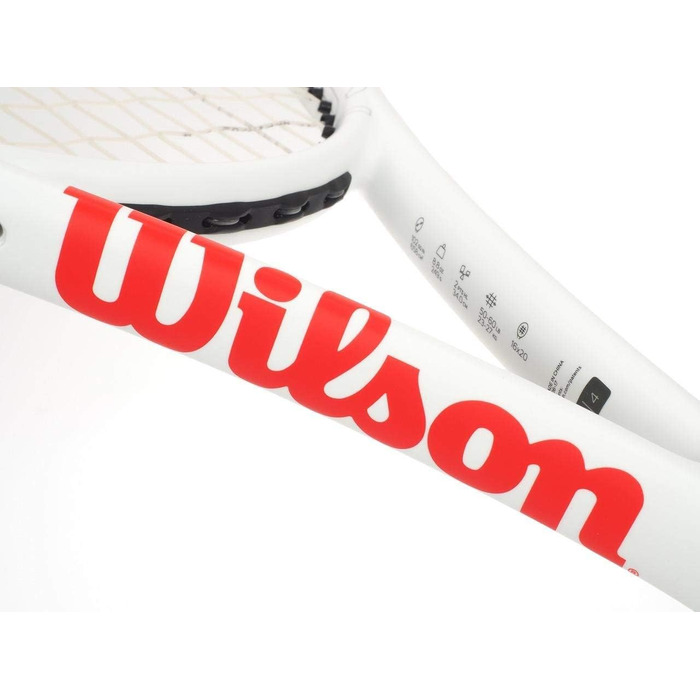 Тенісна ракетка Wilson SIX.ONE LITE 102 L1 червоно-біла