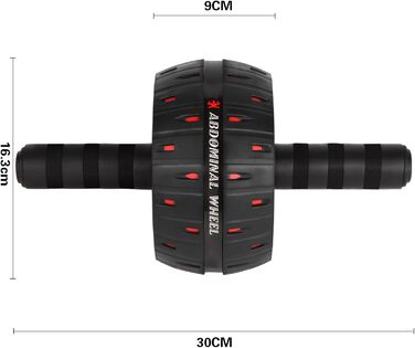 Ролер для пресу YIFMOO з килимком для колін, комплект: ролик для пресу, тренажер для пресу, підходить для початківців та професіоналів, неслизьке обладнання для тренування пресу вдома, фітнес-обладнання