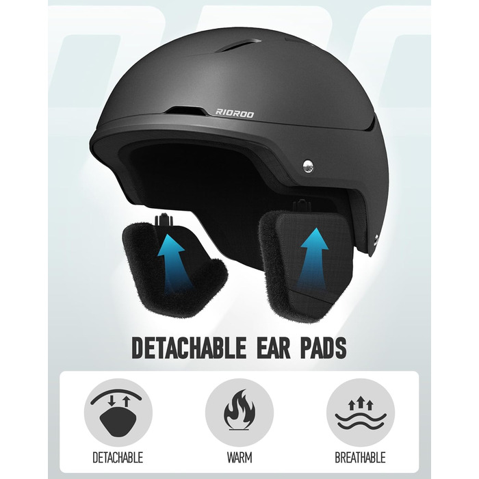 Захисні окуляри для сноуборду та лиж Skihel Set, білі (чорний, L)