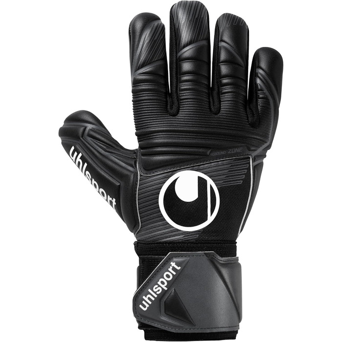 Воротарські рукавички Uhlsport Comfort Absolutgrip HN для дітей і дорослих, чорні, розмір 7