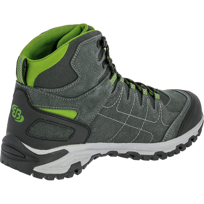 Черевики трекінгові Brütting Mount Shasta Unisex 43 EU, антрацит-зелені