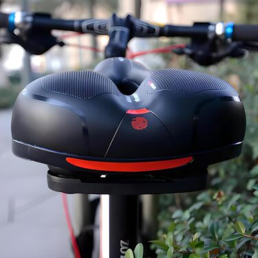 Велосипедне сідло Retoo: гелеве, широке, м'яке, комфортне, дихаюче, амортизуюче, ергономічне з водонепроникним чохлом