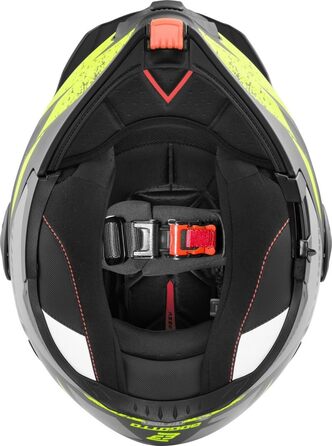 Шолом мотоциклетний Bogotto FG-102 Safari, склопластик, ендуро, чорний/сірий/жовтий, XL