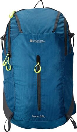 Рюкзак Mountain Warehouse Inca Extreme 35 л з водонепроникним чохлом, багатьма кишенями, Rip-Stop тканина, для кемпінгу, туризму, аутдору