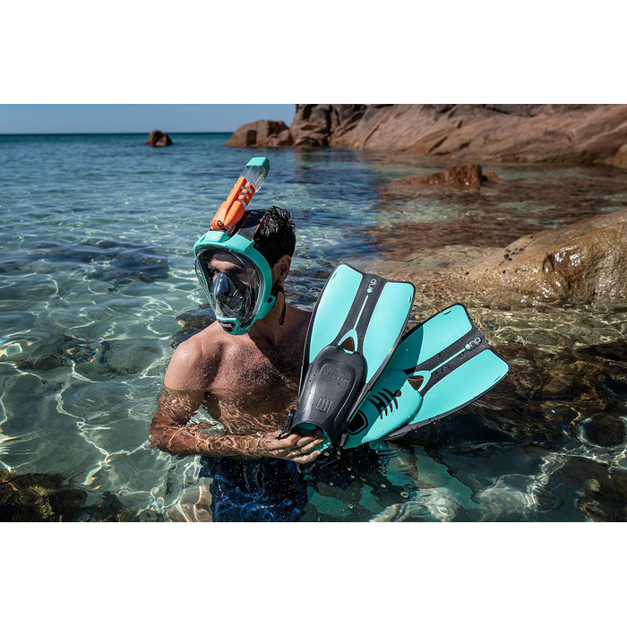 Плавці для плавання OCEAN REEF Duo, 7 кольорів, 2 розміри, для подорожей
