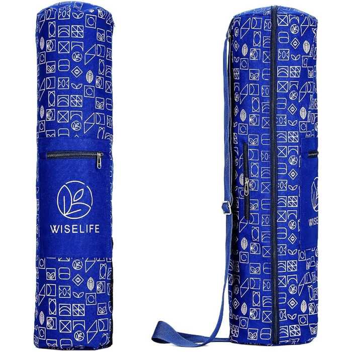 Килимок для йоги Wiselife, мікс кольорів, нековзкий, екологічний