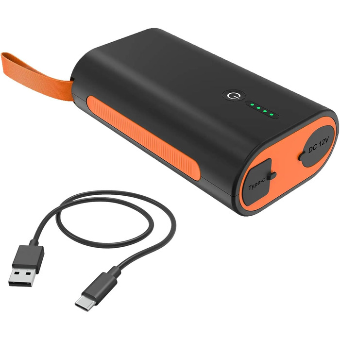 Електричний надувний насос PBG для SUP, човнів, каяків та кемпінгу з LCD дисплеєм (12V, 20 PSI, Powerbank)