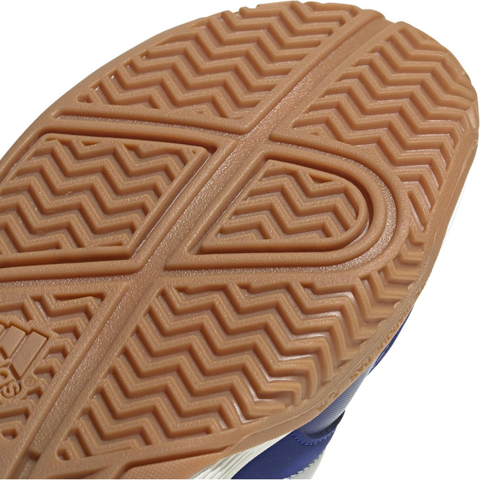 Дитячі кросівки adidas Speedcourt Indoor - унісекс, розмір 38 2/3 EU, кольори: Lucid Blue, Silver Metallic, Gum