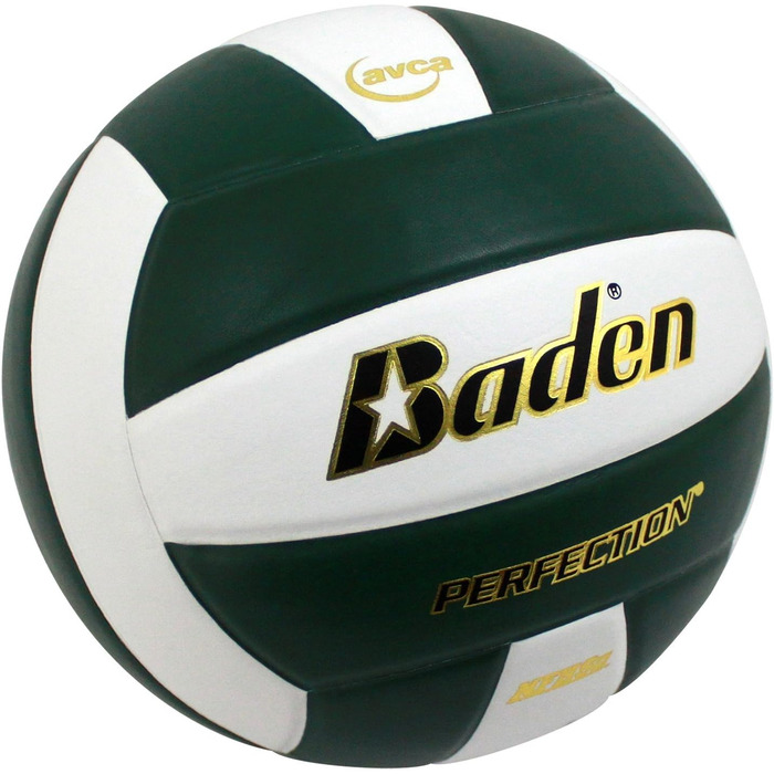 Волейбольний м'яч Baden Perfection Premium Leather, офіційний, 13U - Коледж, червоно-біло-морський