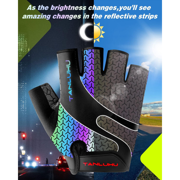 Рукавички для велосипеда: рукавички для гірського велосипеда, рукавички для їзди, рукавички з амортизуючим вкладишем, рукавички для катання на велосипеді для жінок та чоловіків (різні кольори, S)