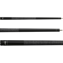 Viper Jump Shot/Break 3-Piece Біліардна/Полотняна Кий, Чорний, 19 унцій