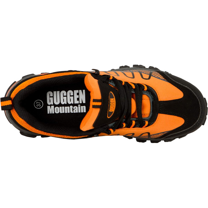 Жіночі трекінгові черевики GUGGEN Mountain для хайкінгу та активного відпочинку, модель T002 (43 EU, Orange)
