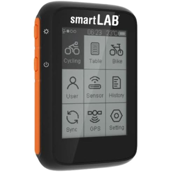 Велокомп’ютер smartLAB bike1 з GPS, ANT+ та Bluetooth, 2,4'' LCD, одометр для велосипеда