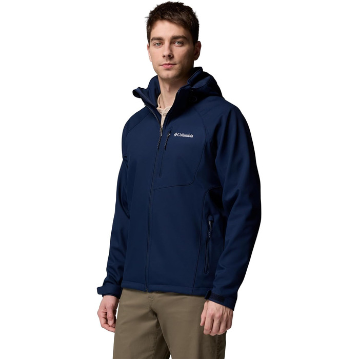 Чоловіча софтшелл куртка Columbia Cascade Ridge III, темно-синя (Collegiate Navy), розмір XXL