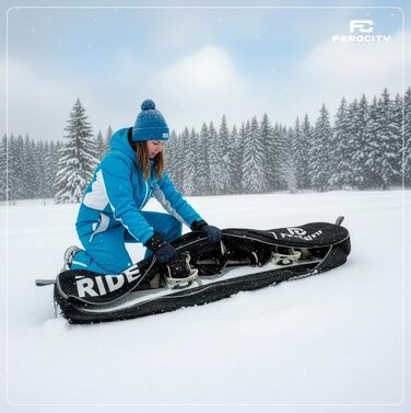 Чохол-сумка для сноуборда Born to Ride 170 см, водонепроникний рюкзак із 600D поліестеру з ПВХ-просоченням, чорний