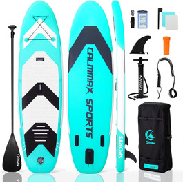 Надувне SUP Board CalmMax 320x76x15 см (10.6') до 150 кг. Комплект з веслом, насосом та аксесуарами. Підходить для підлітків та дорослих.