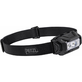 Ліхтар на голову Petzl ARIA 2 RGB - 450 люмен, чорний, з трьома AAA-батарейками