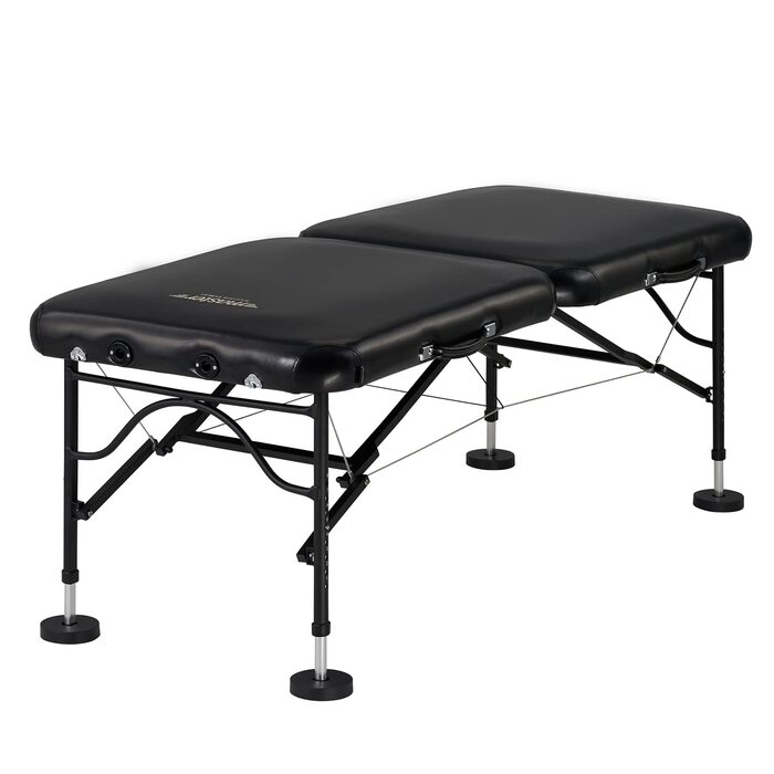 Масажний стіл Master Massage StratoMaster 76 см, чорний, 11,3 кг, NanoSkin-оббивка, з аксесуарами