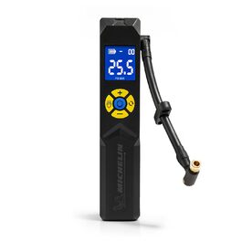 Міні-компресор Michelin Akku 10 Bar – портативний, цифровий | Для авто, велосипеда, електровелосипеда, мотоцикла, кемпера та причепа | 150 PSI, 7.4 V / 2500 mAH | LCD-дисплей, LED-підсвічування