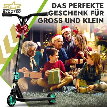 Трюковий самокат STAR SCOOTER Pro Sport 110/120 мм для дітей від 7 років і дорослих, алюмінієвий, HIC, напівпрофесійний