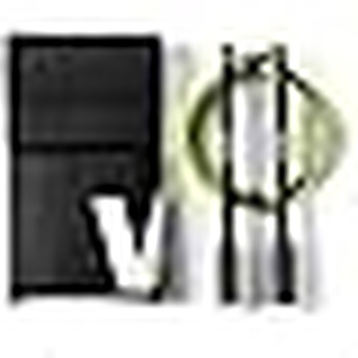 Стрибальний канат Velites Cyclone Jump Rope зі сталевим тросом, ультралегкий, для Double Unders та кросоверів, з системою обертання 360°, чорний