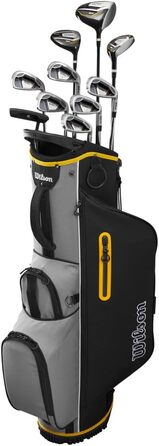 Набір для гольфу Wilson Ultra HL для чоловіків з сумкою-стійкою. Комплект: айрон, вудки, драйвер, сумка (права рука, стандартна довжина, з графітовим стержнем)