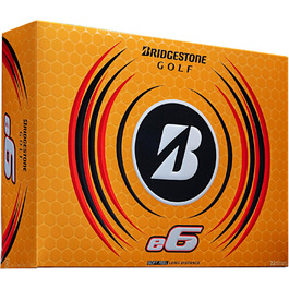 Гольф-м'ячі Bridgestone e6 2023, білі, 12 шт.