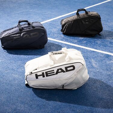 Сумка для падел HEAD Pro X Unisex (біло-чорна) - велика, для дорослих