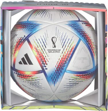 Футбольний м'яч Adidas RIHLA PRO H57783, унісекс, білий, для рекреаційної гри