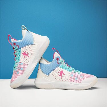 Баскетбольні кросівки TBJ для чоловіків та жінок. Зносостійкі, спортивні, тренувальні, не слизькі. Білий колір, розмір 40 EU