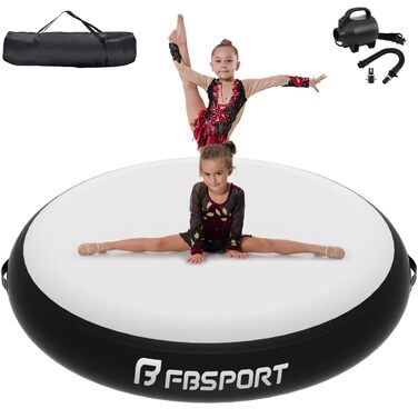 Airtrack Matte FBSPORT надувний килимок для гімнастики 70/100/140 см, висота 10/20/30 см з насосом