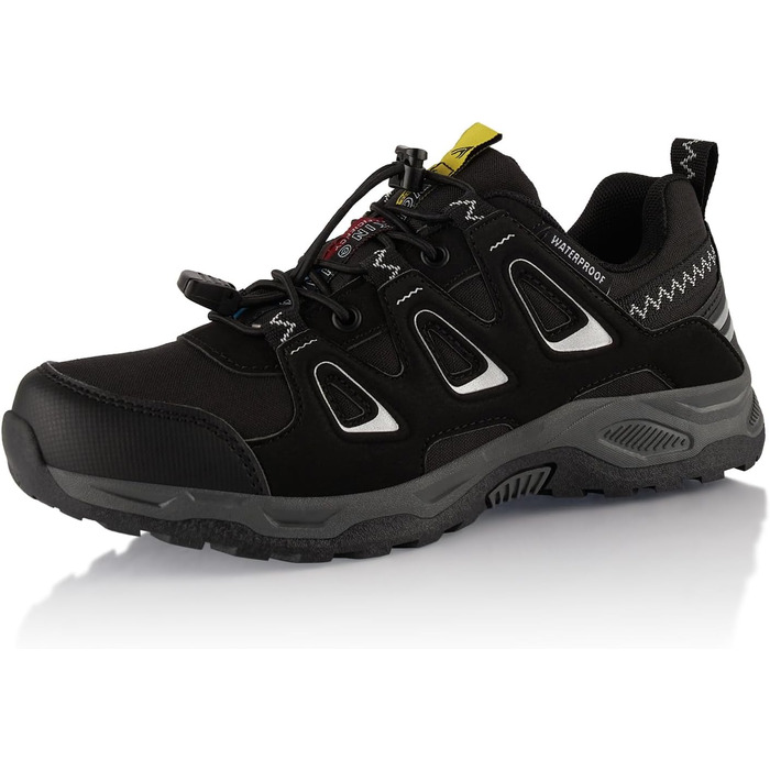 Водонепроникні трекінгові черевики для жінок та чоловіків, Trail Running, розмір 43 EU, чорний/сірий