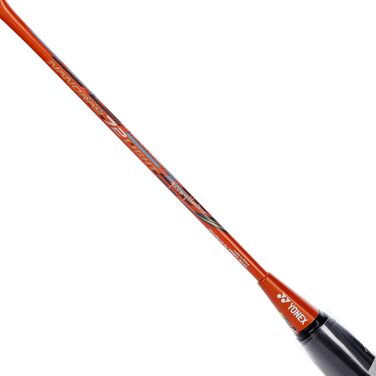 Бадмінтонна ракетка YONEX Nanoray 72, легка, 5U G4, ізометрична, неонова помаранчева, нанометричний карбон, X-FULLERENE, Aero + коробчаста рама, Solid Feel Core, інтегроване T-з'єднання, розроблена в Китаї