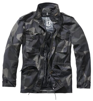 Куртка-парка Brandit M65 Classic військового стилю, темно-камуфляжна (M90 darkcamo), розміри S-7X