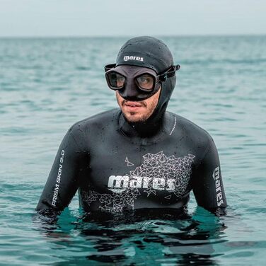 Дайвінгова маска Mares Viper для дорослих, чорна